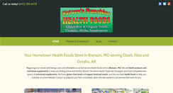 Desktop Screenshot of bransonhealthfoods.com